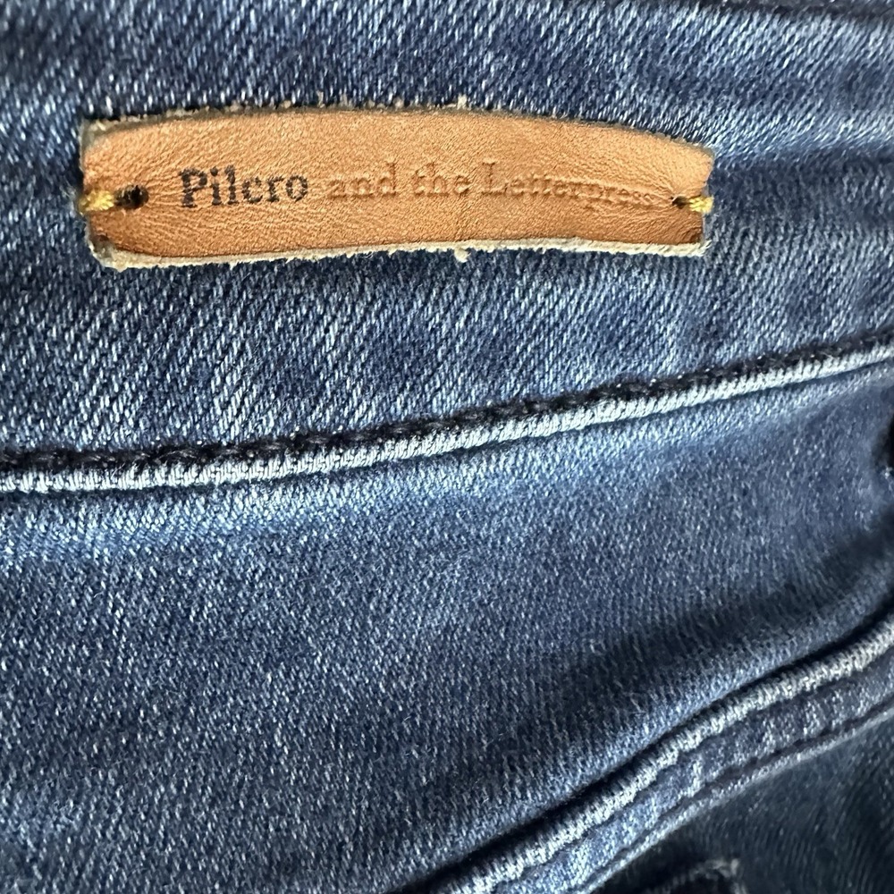 Anthropologie Pilcro And The Letterpress Stet Flare Jeans Size 30 - Picture 7 of 9